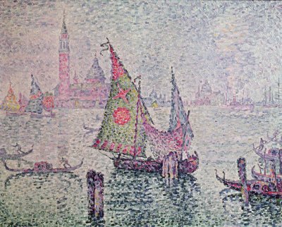 La voile verte, Venise, 1904 - Paul Signac